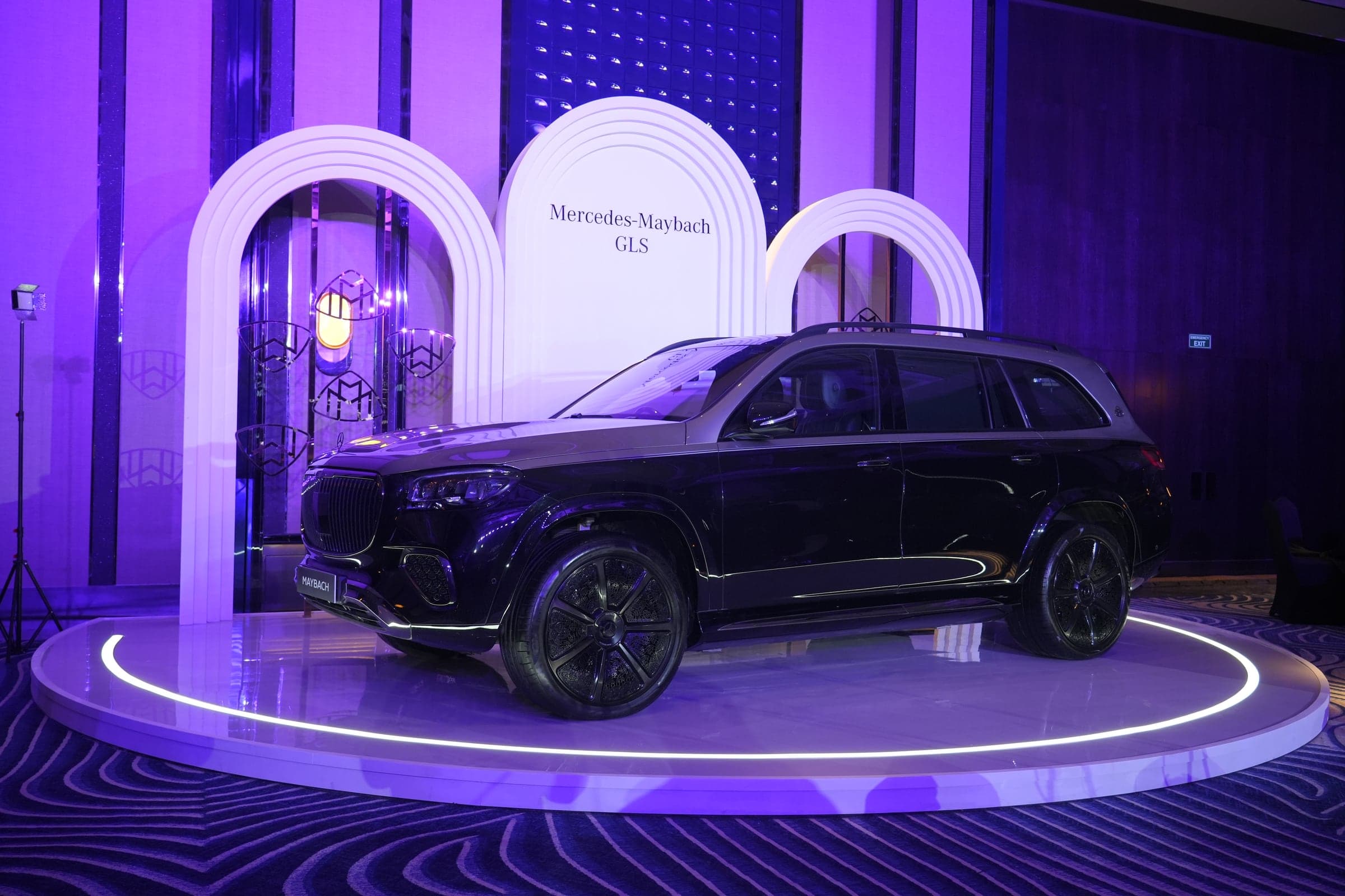 Mercedes-Maybach GLS launch event stage
